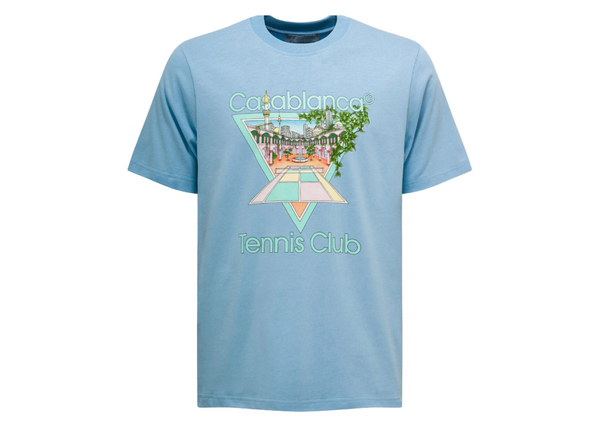 Casablanca Blue Tennis Club T-Shirt