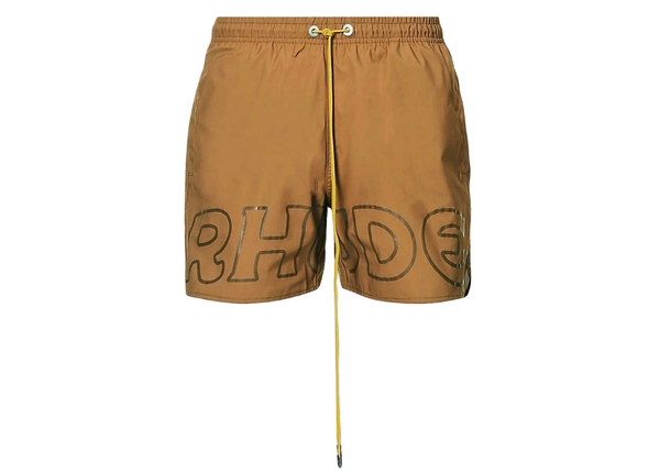 Rhude Camel Logo Swim Shorts