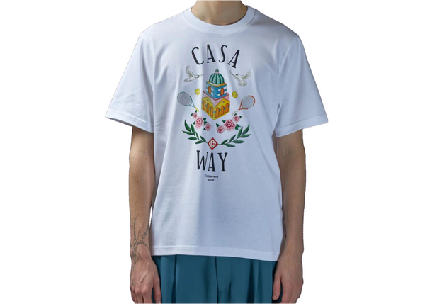 Casablanca White Casa Way T-Shirt