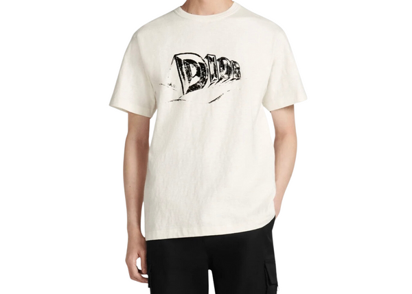 Dior White Relaxed Fit T-Shirt