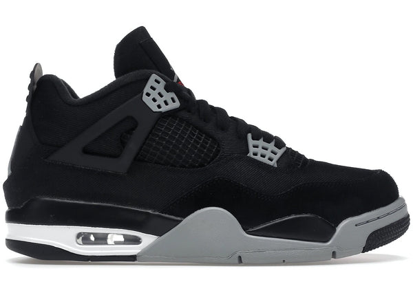 Nike Jordan 4 Retro 'Black Canvas'