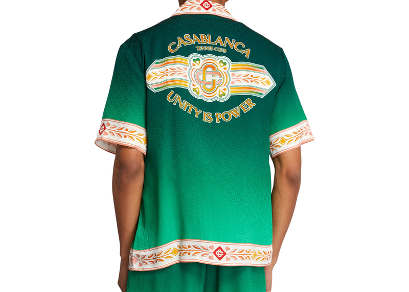 Casablanca Unity Is Power Silk Shirt