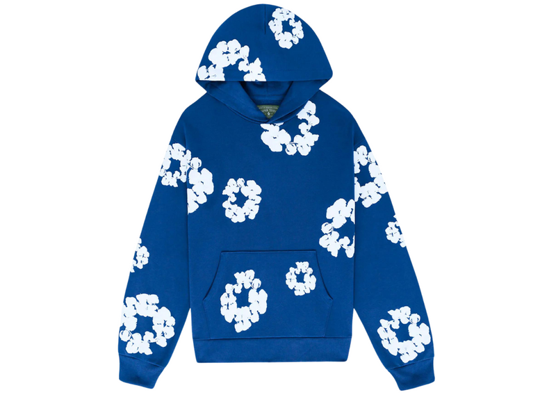 Denim Tears The Cotton Wreath Hoodie Royal Blue