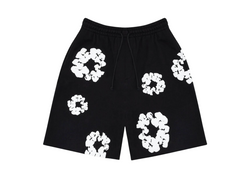 Denim Tears The Cotton Wreath Shorts Black