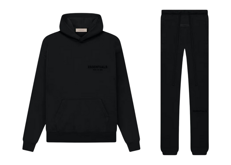 Fear of God Essentials Black Tracksuit (SS22)