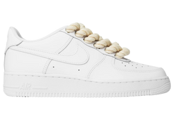 Nike Air Force 1 Low Rope Lace White Custom