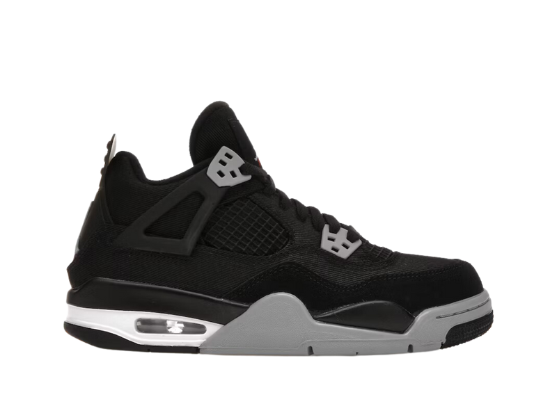 Nike Jordan 4 Retro 'Black Canvas' (GS)