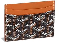 Goyard Saint Sulpice Card Holder Black & Tan